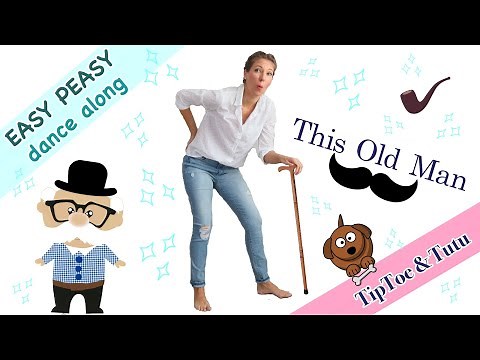 This Old Man | EASY PEASY Dance Along ~ Tiptoe & Tutu | Super Simple Dance for Kids by LilyKate