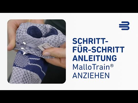 How do I put on the MalleoTrain correctly? Instructions for optimal support! 💪