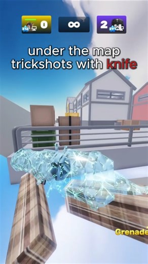 Trickshoting under the map🤯 #roblox #rivals #gaming #shorts #rblx
