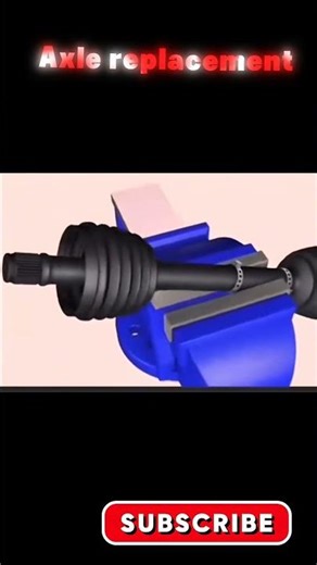 Title: Axle Replacement Process Explained | CAD Engineering Animation