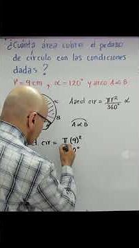 🔍 ¿Cuánta área cubre este pedacito de círculo?