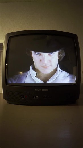 A Clockwork Orange (1971) on VHS — Vintage CRT Cinema