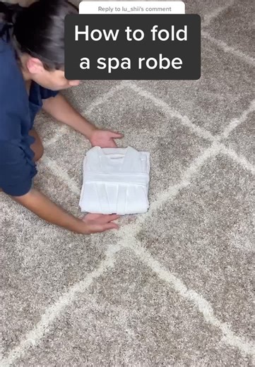 How to Fold a Spa Robe Like a Pro