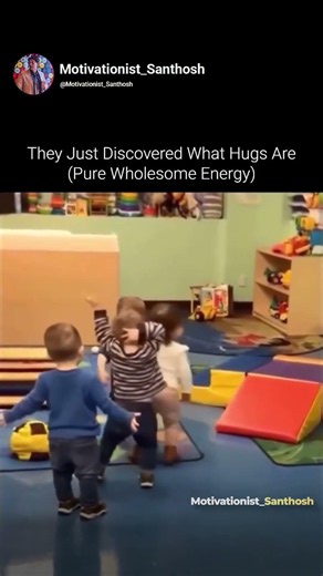Pure Joy ❤️ Kids Discover Hugs for the First Time | Wholesome Moment #shorts #viral