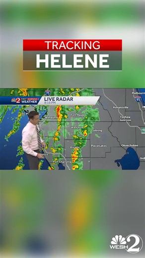 Tracking Helene 🌀 | Hurricane Helene should make landfall after 11 p.m. tonight Live team coverage: https://www.wesh.com/article/where-is-hurricane-helene-landfall-live-tracker-advisory/62380120 | WESH 2 News