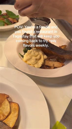 POV: You found a Tagaytay restaurant that changes its menu weekly 👀🍝 New flavors, same reason to keep coming back. 👉 Save this for your next Tagaytay food trip. 📍 Near Pink Sisters Church & SVD Farm 🕰️ Open Tuesday to Sunday 🐾 Pet-friendly | 🌿 Al Fresco Dining #morganorestaurant #tagaytayrestaurants #tagaytay #foodieph #foodie #wheretoeatph #TagaytayEats #tagaytayfoodtrip #hiddengems | Morgano Restaurant