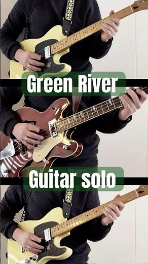 This swamp-rock guitar solo hits different 🎸#guitarsolo #ccr #greenriver