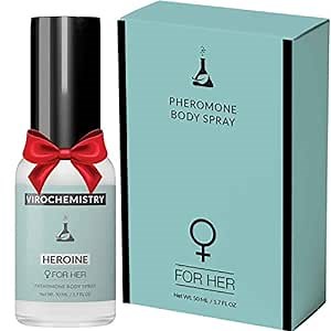 Pheromones For Women (HEROINE) Body Spray - Elegant, Ultra Strength Organic Human Pheromones Fragrance Body Spray 50mL - [Human Grade Pheromones to Attract Men]