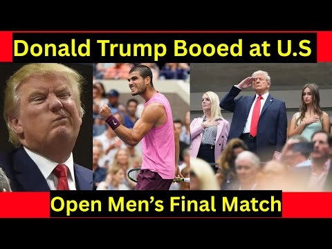 Donald Trump Booed at US Open 2025 Men’s Final | Crowd Reaction Shocks Everyone