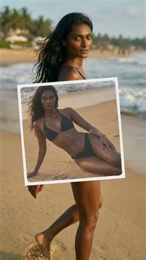 Beach Bikini Photoshoot | Cinematic Model Walk & Reveal | Lloria Soni Editorial