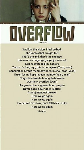 OVERFLOW EVAN SONG LYRICS #shorts #vibelyrics #evan #overflow #lyrics #songlyrics #viralsong #viral