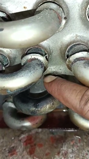 Steam condensers pipe leakage How to repair the project #shorts #condenser