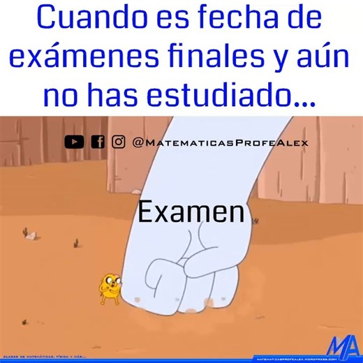 Matemáticas Profe Alex on Instagram: "¡Levántate y enfrentalo! 😒🧐😅😅 #matemáticasprofealex #humor #horadeaventura"