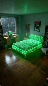 【ASMR】Cyber Dream Invasion Bed 🌌 | Terminator T800 Matrix Alien Bed | Relaxation #shorts #viral