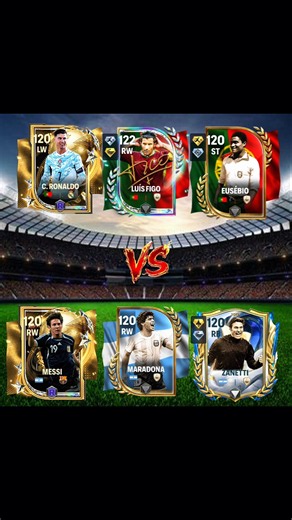 Portugal Legends 🇵🇹 vs Argentina Legends 🇦🇷 | Messi vs Ronaldo | FC Mobile #fcmobile