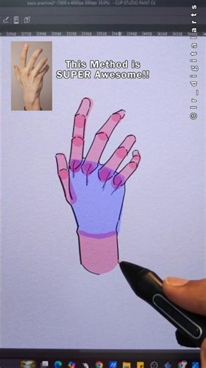 This is the BEST!! 🤯 #digitalart #shorts #drawing #art #digitaldrawing