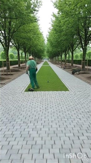 Amazing Road Transformation 😲 | Before vs After Park Path #transformation #beforeafter #streetdesign