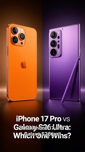 iPhone 17 vs Galaxy S26: Speed, Camera & Display Battle!
