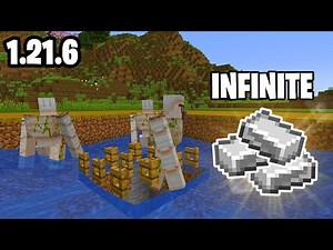 How To Build EASY Iron Farm in Minecraft 1.21.6 Java Edition