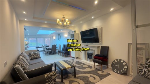 ✨ Project Completed: Kitchen Extension & Living Room Renovation ✨ We take pride in delivering high-quality workmanship and seamless project execution. From design to completion, every detail is handled with precision, care, and professionalism. If you’re planning any interior or exterior building work, we’re here to bring your vision to life. 📞 Contact us today to discuss your project 🔧 Quality • Reliability • Excellence ⸻ Hashtags: #Construction #HomeRenovation #KitchenExtension #LivingRoomRe