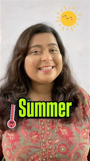 Summer Season in One Beautiful Description #english #shorts