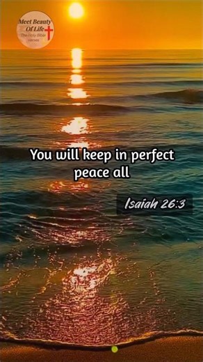 Perfect Peace for All | Isaiah 26:3 #love #bibleverse #faith #jesus #christianmotivation