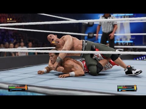 Shawn Michaels vs John Cena Wrestlemania 23 recreation pt 3