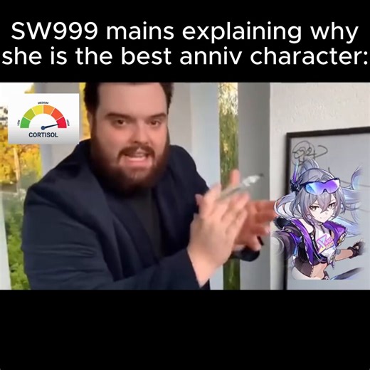 Alguien le puede decir que el día 1 de la beta, el fandom de Eva no paraba de criticar al personaje.Hasta que la gente que se dedica a los ciclos 0 *que casualmente dicen que nosotros arruinamos el juego*, demostró que Evanescia en realidad sí es un buen personaje y usaron de argumento videos ajenos para criticar a SW Lv 999 solo porque sí.Y sé que está mal generalizar, pero creo que eso se va a repetir durante todas las betas de HSR; van a esperar a que nosotros subamos nuestros gameplays para 