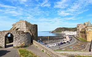 [4K] 英国威尔士乡村沙滩漫步Aberystwyth Beach