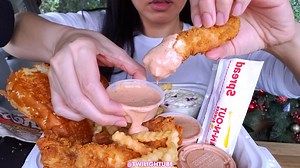 【Twilight更新】精剪｜炸鸡柳搭配德州吐司和凉拌卷心菜吃播