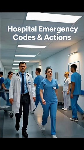 Hospital Emergency Codes Explained 🚨 Code Blue, Red, White, Green, Grey & More | Nursing Shorts