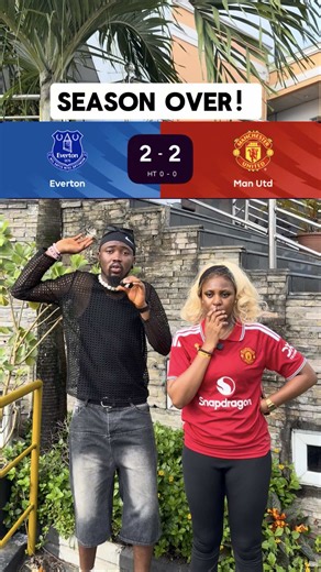 EVERTON 2-2 MANCHESTER UNITED // “Season Over!” 🎙️: @Justus Kurotamunoye Hanson 🧸 & @ordusonjenny Everton 2-2 Manchester United highlights #everton #manchesterunited #premierleague #footballvideo