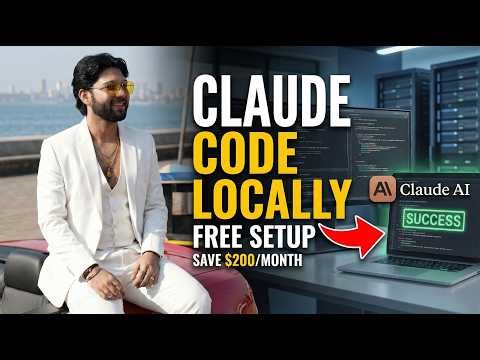 Run Claude Code 100% Locally — No API Key & Save $200/Monthly