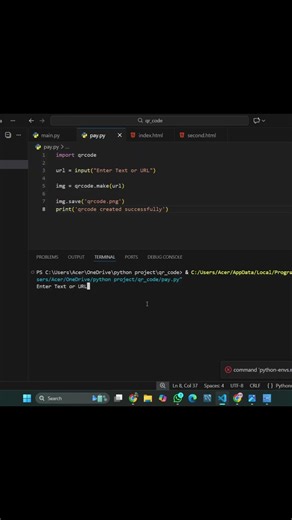 QR Code Generator hi bol do 😅#shorts #foryou