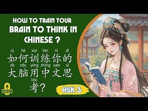 HSK 3 - 4 | How to train your brain to Think in Chinese ? 如何训练你的大脑用中文思考？Learn Chinese