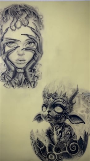 Exploring Dark Tattoo Techniques on Fake Skin