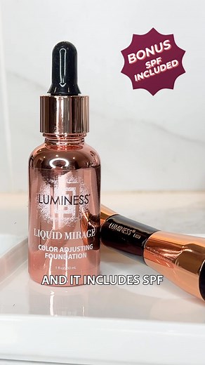 Meet the Liquid Mirage Color Adjusting Foundation - your perfect match, every time! 💫 Adapts instantly to your natural tone, so you never have to worry about picking the right shade again. 🌤️ One foundation for every skin tone, every season, every woman. 🛍️ Try before you buy and see the magic yourself! | LUMINESS