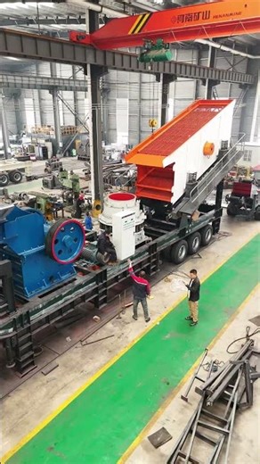 4-Unit Mobile Crushing Production Line (100 tons/hour)#jawcrusher #conecrusher #VibratingStoneScreen