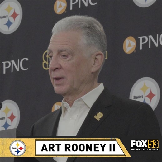 "...I wasn't Shocked..." Steelers President Art Rooney II when talking about his conversation with former Steelers Head Coach Mike Tomlin stepping down from his position. | Fox 53 Pittsburgh