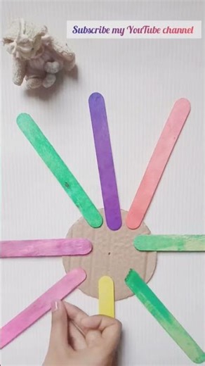 how to make easy spinning number wheel🎡#numberwheel #spinningwheel # homeschoolfun #ytshorts