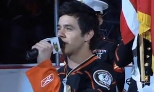 David Archuleta - National Anthem - Honda Center Anaheim