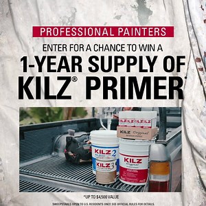 1K reactions · 221 shares | KILZ® is helping professional painters keep rolling with a chance to win a 1-year supply of KILZ primer.* Enter now! | KILZ | Facebook