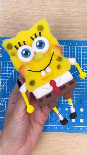 I Made SpongeBob Using a REAL Sponge 😳