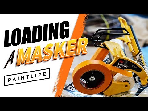 How to load a 3M Hand Masker with a straight cut blade.