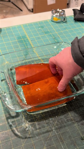 Wet molding lets the leather take shape while it’s soft, then hold that form once it dries. It’s one of those steps that feels simple, but makes a big difference in how the final piece looks and functions.