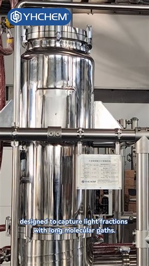 YUANHUAI INDUSTRIAL on Instagram: "This video explains how stainless-steel molecular distillation systems operate across small, pilot, and industrial scales. Learn how evaporator size affects throughput, why different materials create performance variations, and how the built-in condenser enhances separation compared to thin-film evaporation. #stainlesssteel #molecular #chemical #lab #fypage"