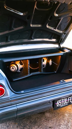 Wait until you see the trunk in this ’65 Chevy Caprice #musclecar #vintagecar #cars