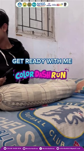 GRWM with @Kahf facewash & sunscreen before Color Dash Run🏃🏻 #kahffacewash #kahfsunscreen #getreadywithme #grwm #colordashrun #review