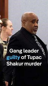 Gang leader found guilty of Tupac murder | DW News