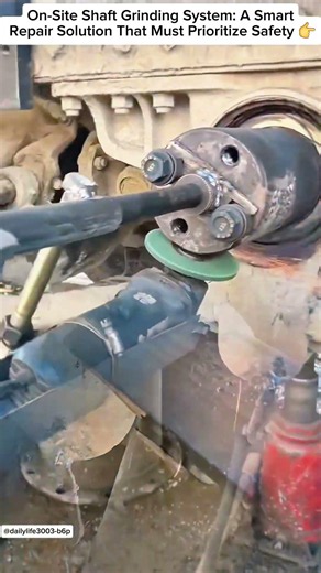 On-Site Shaft Grinding System: A Smart Repair Solution That Must Prioritize Safety 👉